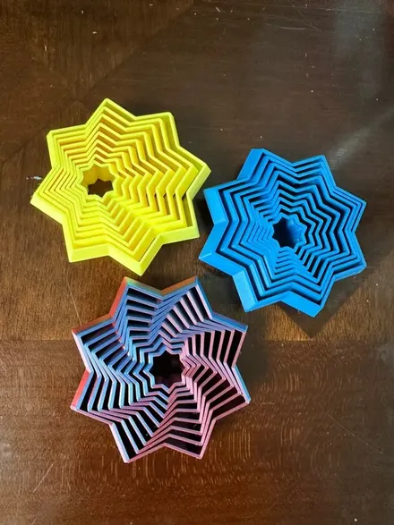3D printed Magic Folding Star — community design photo